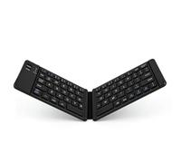 VBESTLIFE Foldable Keyboard, Wireless Bluetooth and Wired Typewriter for Smartphones, Tablets, Computers, Laptops (Black)