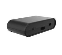 VBESTLIFE Game Controller Converter, Adapter for 2/OLED PC with 4 Controller Ports, Burst Vibration Function USB Wired Hub for Multiplayer Gaming, Black