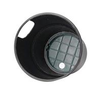 VBESTLIFE Garden Underground Valve Box Cover, Sprinkler Watering Valve Protector for 3/4 Inch Quick , UV Resistant Plastic Irrigation Enclosure, 205mm Bottom Diameter, Green (Black,Green)