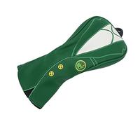 VBESTLIFE Golf Club Head Covers, PU Leather Elastic Neckline Soft Thick Lining Waterproof Sunscreen Hybrid Head Cover for Full Protection