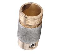 VBESTLIFE Grinder Bit, Ceramic Abrasive Glass Grinding Tool for Stained Glass, 1/2 Inch Standard Grit, Chrome Hardened Shaping Bit for Tile Stone, Professional Craft Art Replacement (MCBL58)