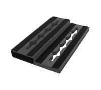 VBESTLIFE Guitar Pedal Board, 17.4x 11x1.8 Inch EVA Portable Pedalboard, Side Hook Loop for Power Supply