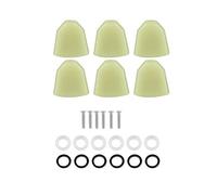 Vbestlife Guitar String Tuning Buttons, Tuning Pegs Machine Heads Acrylic Buttons for Guitar 6 pcs/set(jade green) Playing Accessories Musical Instrument Accessories