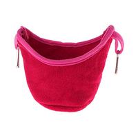 VBESTLIFE Hammock Cage Pendant Pocket Velvet Bird Bed for Small Pets, Multifunctional and Practical Hanging Hammock for Birdcage, Yellow/Pink/Red/Coffee/Blue, 17 * 10 * 12cm, Perfect Your Pet Friends