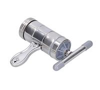 VBESTLIFE Hand Crank Noodle Maker, Stainless Steel Manual Pasta Maker Roller Cutter with 5 Noodle Mould, for Lasagna Linguine Vermicelli