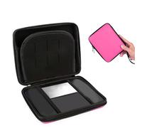 VBESTLIFE Hard EVA Shell Carrying Case for 2DS, 8 Game Card Holders Shockproof Dust Proof Protective Travel Pouch with Inner Mesh Pocket (Pink)
