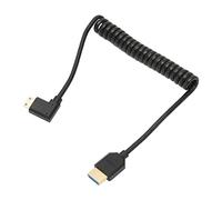VBESTLIFE HDMI 8K Cable, 90 Degree Right Angle Mini HD Multimedia Interface to HDMI Cord Cable, 8K at 60Hz, 4K at120Hz,for Tablet PC, Digital Camera, Digital Video Camera