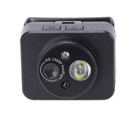VBESTLIFE Head Mounted Camera, 1080P 2MP HD Video Recording Camera with LED Light, for Outdoor Activities Cycling Hiking Fishing (Without Memory Card)