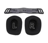 VBESTLIFE Headset Ear Pads, High Density Memory Foam with Breathable Mesh and Headband Straps for G733 Wireless, G335 Wired Gaming Headset (Black)