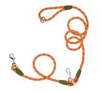 VBESTLIFE Heavy-Duty Hands-Free Dog Leash Nylon Reflective Leash for Small Medium Large Dogs, Running Hands-Free, Blue One to Two (A)