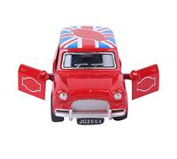 VBESTLIFE High Simulation Mini Alloy Toy Car, Pull Back Function, Beautiful Vehicle Model for Collection, Red/Blue (#1)