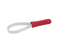 VBESTLIFE Horse Grooming Shedding Blade with Non Slip Handle, Stainless Steel Shedder Scraper Tool for Shedding Sweat Removal, Single Blade for Heavy Cleaning, Curved Edge for Water