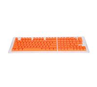 VBESTLIFE Keycaps, 117Keys Set Custom Keycap OEM Profile Solid Color OPQ Opaque Keycaps Replacement Compatible 61/64/68/71/78/82/84/87 Keys Mechanical Keyboard(orange red black)
