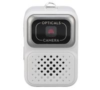 VBESTLIFE Keychain Camera, Small 2MP 480P Video Camera with 0.96 Inch Screen, 150 Mins Battery Life, Built in Filters, for Cycling Pet Records (White)