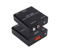VBESTLIFE Line Output Converter, High Level to Low Level for Active Subwoofer, Mixer, Car Sound System, 40Hz-20kHz
