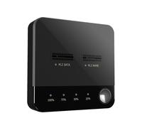 VBESTLIFE M.2 NVMe SATA SSD Cloner Docking Station, USB 3.2 Gen 2x2 20Gbps Dual NVMe SATA SSD Hard Disk Enclosure, M.2 Replicator Cloner