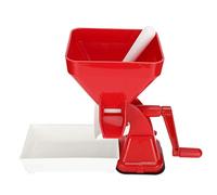 VBESTLIFE Manual Tomato Press Practical Tomato Sauce Maker Food Strainer, Easy-to-Use Juicer for Health Enthusiasts, Wear-Resistant PP Material, 1 X Tray