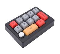 VBESTLIFE Mechanical Numpad, 12 Keys Hot Swap Macro Programmable Numeric Keypad with RGB Backlight and Joystick Knob, for Wins 7, 8, 10, for OS X (Black)
