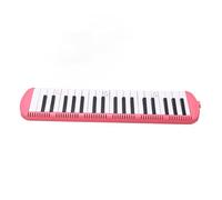 VBESTLIFE Melodica 37 Key Wind Musical Instrument for Adults Beginners, Portable Melodica with Ergonomic Resin Body, Phosphor Bronze Reeds, Stainless Steel Base, Blowpipe (Pink)