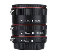 VBESTLIFE Metal Auto Focusing Macro Extension Lens Adapter Tube Rings Set for Canon EOS EF Mount