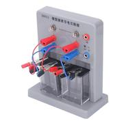 VBESTLIFE Micro Solution Conductivity Tester, 6Pcs Wire Clamps, LED Electrolyte Solution Electrical Conductivity Detector for Chemistry Teaching