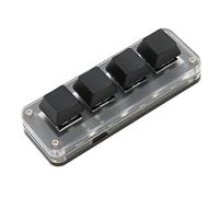 VBESTLIFE Mini 4 Key One Handed Keyboard, Programmed for Reusable Setup, Suitable for Various Models with Type C Wired Connection