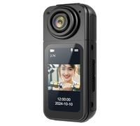 VBESTLIFE Mini Body Camera, 2.7K Tiny Cam Portable Thumb Action Camera Wearable POV Video Recorder with WiFi APP Control for Cycling Vlogging (Black)