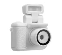VBESTLIFE Mini Digital Camera, 1.44 Inch HD Display 1080P Video Recorder with 32GB Card & Built in Flash, Compact Portable Keychain Camera for Travel (White)