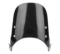 VBESTLIFE Motorcycle Windshield, Universal Windscreen Wind Deflector, Shield for Comfortable Ride, Protective Screen for Road Safety, Sporty Look for Cruiser Street Bike