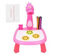 VBESTLIFE Multi Functional Children Painting Table Projector for Developing Intelligence and Creativity (Roseate)