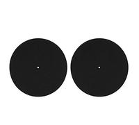 VBESTLIFE Music Record Area Rugs,12 inch Vinyl Record Players Turntable Home Disc Non-slip Protective Mat Replacement -2 PCS