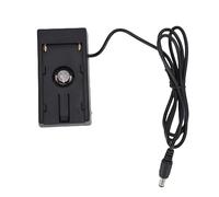 VBESTLIFE NP-F Battery Adapter Plate with DC 5.5 2.1mm Output Port, Compatible with NP-F550 to F970 Batteries and 1/4in Thread for LED Lights