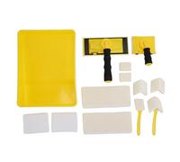 VBESTLIFE Paint Edger Tool Kit, 12 PCS with Trim, Corner Wall and Ceiling Pad Painter, 360° Rotation Handle Paint Edger Trimmer with Refill Pads