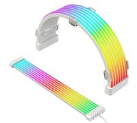 VBESTLIFE PC RGB Light Strip, RGB PSU Cables Extensions, 5V 3Pin ARGB Sync PC Cables for 24 Pin Motherboard 8 Pin Graphics Card PC Case