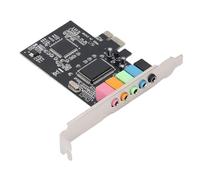 VBESTLIFE PCIe Sound Card, 5.1 Internal Audio Card with Low Profile Bracket, 3D Stereo Surround Sound for Desktop PC
