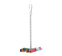VBESTLIFE Pet Bird Toy, Rotating Wooden Stick Beak Grinding Toy with Interactive Chew for Parakeet Cage, Small Medium Parrots, Boredom Buster, Mental Enrichment for Aviary