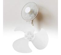 VBESTLIFE Plastic Fan Blades, 52-Inch Universal Replacement Fan Blades Accessories for Ceiling, 2-Pieces Set 3-Leaf Propeller for Home Office Bedroom Cooling Air Circulation