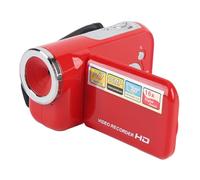 VBESTLIFE Portable 1080P HD Digital Video Camera, 16MP DV Camcorder with 2.0 Inch LCD Screen, 16X Digital Zoom, for Teens Travel (Red)