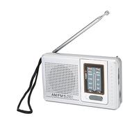 VBESTLIFE Portable AM FM Radio, Battery Operated Radio with Loud Speaker, Transistor Antenna & 3.5mm Headphone Jack for Home, Outdoor Emergency