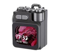 VBESTLIFE Portable Bluetooth Speaker, Touch Screen Wireless Speaker with 1200mAh Battery, 5W Sound Stereo Pairing for Calls, APP Control, Music Playback