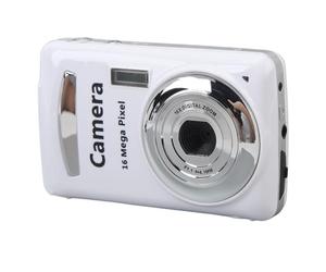 VBESTLIFE Portable Camera, 16MP HD 1080P Compact Camera Vlog Camera with 2.4Inch Screen, 16X Digital Zoom, Multi Axis Stabilization System, for Outdoor Travel Photos (White)