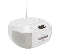 VBESTLIFE Portable CD Player Cassette Player Combo with Bluetooth, FM, AM, USB, AUX, Remote Control for Home, Bedroom, Outdoor Use (UK Plug)