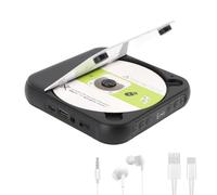 VBESTLIFE Portable CD Player with Bluetooth 5.3, Rechargeable Small CD Player with Headphones, Built in HiFi Speakers, Support CD/AUX/USB, for Home Car