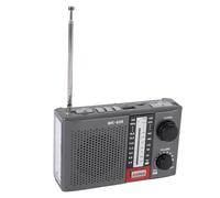 VBESTLIFE Portable Radio AM FM SW, Compact Lightweight, Telescopic Antenna, Tuning Knob, Built in Flashlight, for Senior Home Travel Camping
