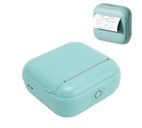 VBESTLIFE Portable Thermal Printer, Wireless Bluetooth 203dpi Thermal Inkless Pocket Printer, Support 57x30mm, for Students (Green)