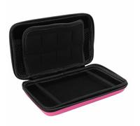 VBESTLIFE Protective Hard Shell Case for 3DS, for New 3DS XL, for New 2DS XL, Portable Travel Cover Pouch with 8 Game Card Slots & Inner Pocket (Rosy)