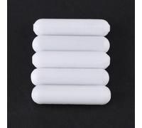 VBESTLIFE PTFE Stir Bar for Magnetic Stirrer, 5 Pack White, High Temperature Resistant, Nonstick Stirring Flea for Lab Mixing, Proof Accessory for Solvent (Polytetrafluoroethylene 2)