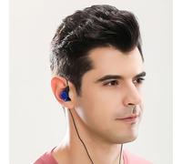 VBESTLIFE QKZ AK6 Graphene Diaphragm Dynamic Coil HiFi Sport Headphones In Ear Earphone with Microphone Music Earbuds for Smartphones (Blue)