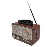 VBESTLIFE Retro Vintage Radio with Bluetooth, Radios Portable AM FM SW, Rechargeable, Loud Volume, TF Card & MP3 Player for Home Party