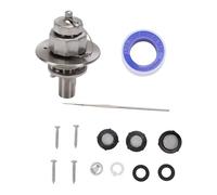 VBESTLIFE RV City Water Inlet with Check Valve, All Metal Stainless Steel Water Inlet Connection 3/4" GHT Female to 1/2" NPT Male for RV Camping